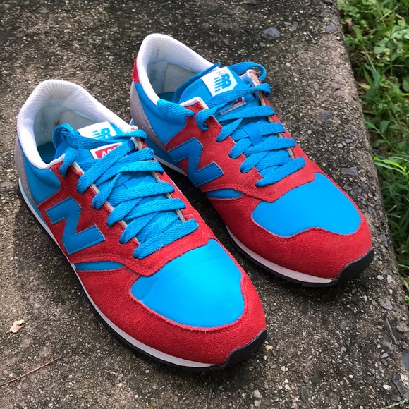 new balance 420 blue red